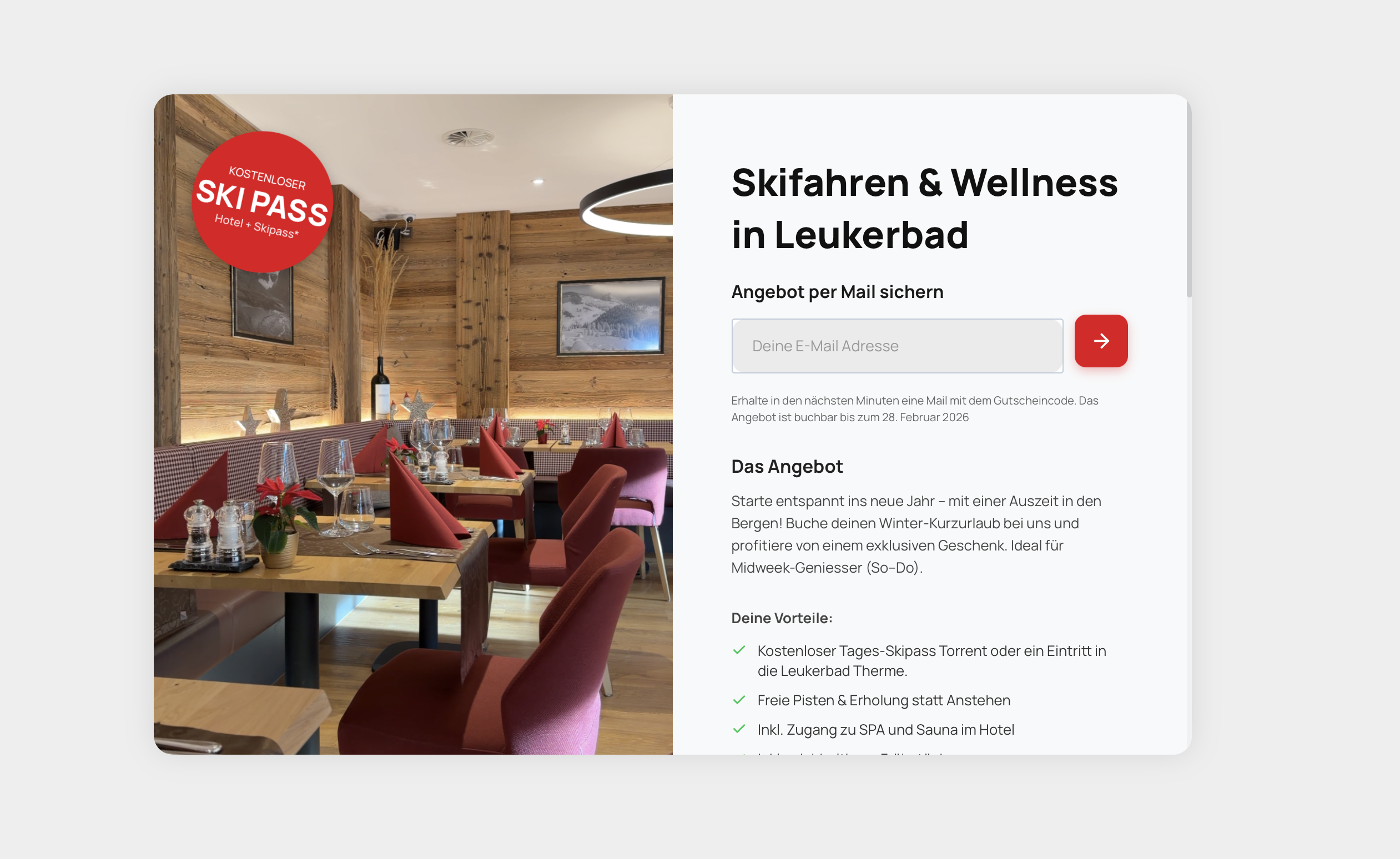 Landingpage Therme51